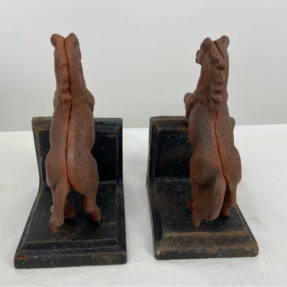 HomeArt NEW Cast Iron Horse Bookends Sold‎ as a set